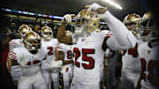 Richard Sherman hyping up the Niners prior to their pivotal game against the Seahawks