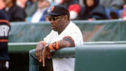 El manager Dusty Baker está en Houston para una entrevista de trabajo