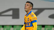 El jugador de los Tigres UANL Leonardo Fernández.