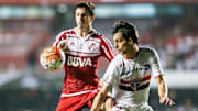 Nacho Fernández ante Sao Paulo en 2016