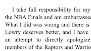 2019 NBA Finals - Game Three