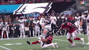 Carson Wentz gives Eagles lead on gutsy fourth quarter drive on Sunday against Falcons.