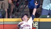 Kyle Tucker robs Scott Heineman's potential homer in most casual way possible.