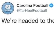 The UNC Tar Heels apparently thinks that Annapolis, Maryland is the nation's capital. Fun!