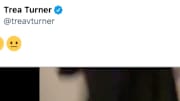 Nationals SS Trea Turner's Twitter Account