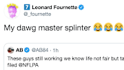 Leonard Fournette went at Antonio Brown on Twitter