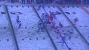 CBS debuted neat hashmarks to combat the snow of the Chiefs-Broncos game. 