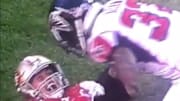 George Kittle laughing after huge block on Ricardo Allen