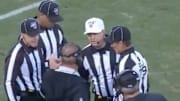 Oakland Raiders fans shower refs with "BS" chant