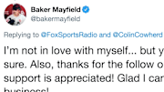 Cleveland Browns QB Baker Mayfield on Colin Cowherd