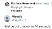 New York Jets head coach Adam Gase's burner?
