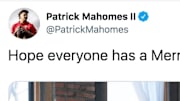 Patrick Mahomes and Brittany Matthews wish Chiefs Kingdom a Merry Christmas
