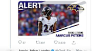 Cleveland Browns' receivers Jarvis Landry and Odell Beckham responded to Marcus Peters' new deal