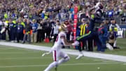 DK Metcalf's fourth quarter score cuts Seahawks' deficit to the 49ers on Sunday.
