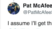 Pat McAfee on SiriusXM's talk show discussing wrestling
