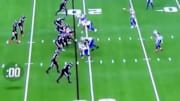 Referees missed an obvious delay of game penalty on Houston in overtime of Bills-Texans. 