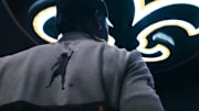 Antonio Brown at the Saints Facility