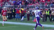 Stefon Diggs burns his man and finishes off the Vikings TD at Levi's Stadium