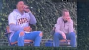 Manny Machado got a little too excited during Padres FanFest.