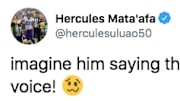 Hercules Mata'afa called out Michael Thomas on Twitter.