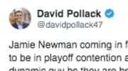 Georgia legend David Pollack is fired up over the Jamie Newman addition for the Bulldogs. 