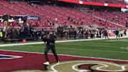 San Francisco 49ers fans should get chills watching Jerry Rice run routes Sunday.