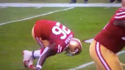 San Francisco 49ers RB Tevin Coleman suffered a brutal injury in the first half Sunday.