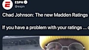 Chad Johnson announces that he is now working with EA Sports to adjust player ratings for Madden.