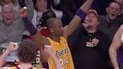 Kobe Bryant hitting a game-winning three against the Sacramento Kings.