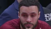 Larry Nance broke down as the Cavs honored Kobe Bryant