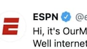 ESPN Twitter was hacked by OurMine