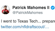 Kansas City Chiefs' Patrick Mahomes shouts out Texas Tech in answer to question about hangover 