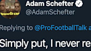 ESPN NFL insider Adam Schefter put Pro Football Talk in a body bag after a false report
