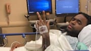 Pittsburgh Steelers WR Diontae Johnson posted a picture of himself in a hospital bed. 