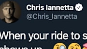 Chris Iannetta was baffled when a Red Sox plane showed up to take him to Yankees Spring Training.
