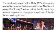 The Mets debuted a massive upgrade of their Spring Training facilities.
