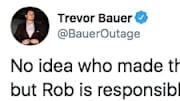 Cincinnati Reds pitcher Trevor Bauer ridiculed the leaked new MLB playoff proposal. 
