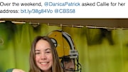 Danica Patrick showed her love for Packers quarterback Aaron Rodger's biggest fan with a gift.