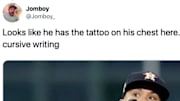 Picture of Jose Altuve's allegedly ugly tattoo has surfaced on Twitter