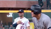 Jose Altuve's got an undershirt on? Where'd it go?