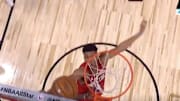 Bucks' Giannis Antetokounmpo blocks Laker's LeBron James