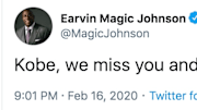 Magic Johnson tweets message to Kobe Bryant