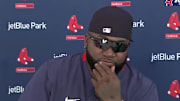 Red Sox legend David Ortiz was clearly emotional about the Mookie Betts and David Price trade