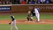 Cubs catcher Willson Contreras launched a towering home run on Saturday