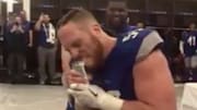 Jake Payne of the BattleHawks actually ripped off the top of a Bud Light can with his teeth.