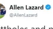 Someone found an absurd NSFW tweet from Packers WR Allen Lazard.
