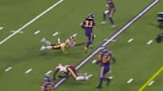 Dalvin Cook smokes Redskins defense on screen reception before punching in goal line score.