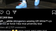 Fashion Instagram account tags LeBron James in a photo of Nick Young by mistake.