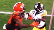 NFL refs blow it during Steelers-Browns by calling double pass interference on Thursday.