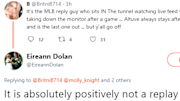 Sean Doolittle's wife destroys an Astros fan for their weak explanation of the sign-stealing scandal